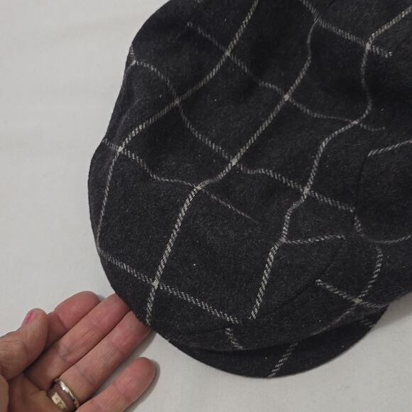 Ralph Lauren Wool Blend Plaid Newsboy Cap - Picture 6 of 6